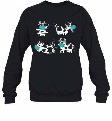Cows Mask Chibi T-Shirt Unisex Sweatshirt