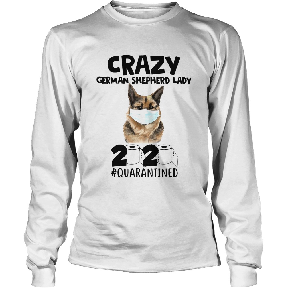 Crazy German Shepherd Lady 2020 Long Sleeve