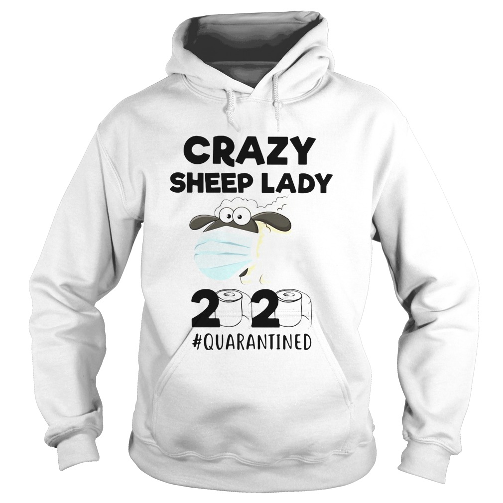 Crazy Sheep lady mask 2020 quarantined toilet paper Hoodie