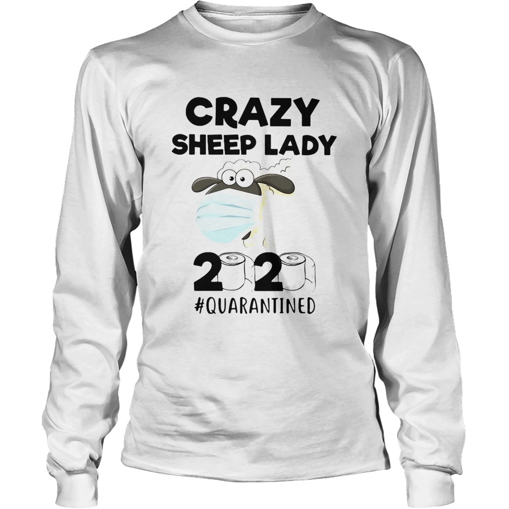 Crazy Sheep lady mask 2020 quarantined toilet paper Long Sleeve