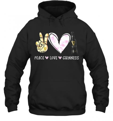 Cute Peace Love Guinness T-Shirt Unisex Hoodie