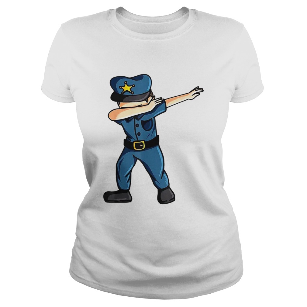 Dabbing Police Officer Dab Policeman Classic Ladies