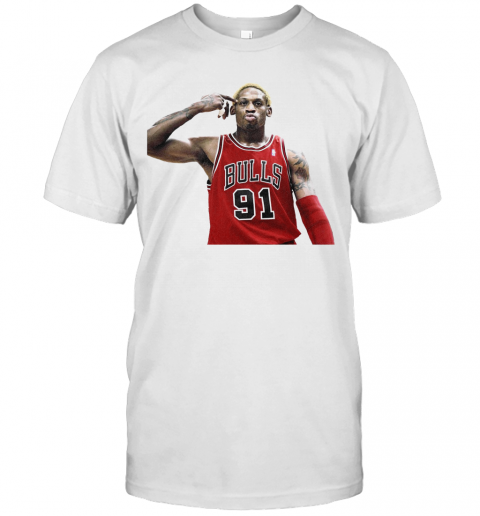 Dennis Rodman Bulls 91 T-Shirt