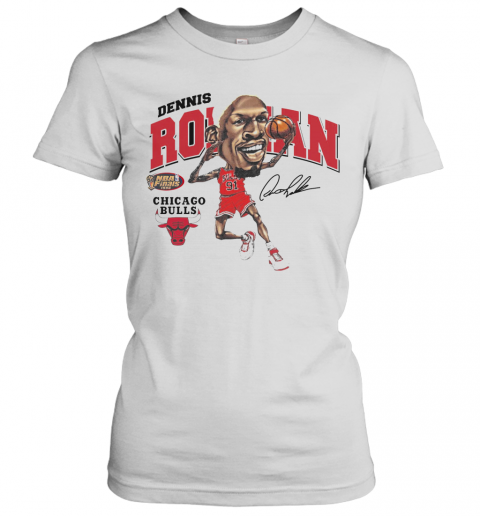 Dennis Rodman Chicago Bulls Signature T-Shirt Classic Women's T-shirt