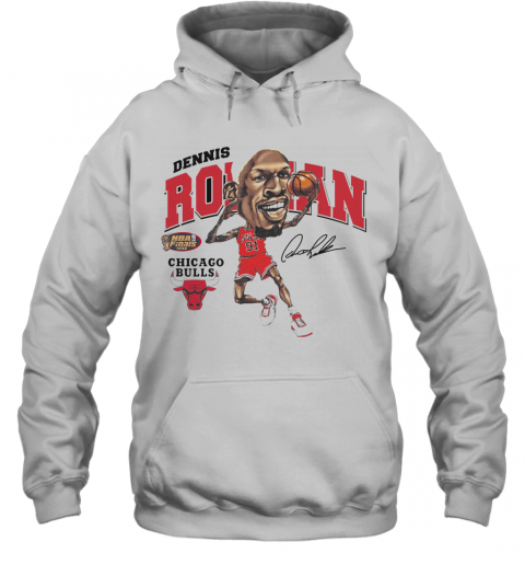 Dennis Rodman Chicago Bulls Signature T-Shirt Unisex Hoodie