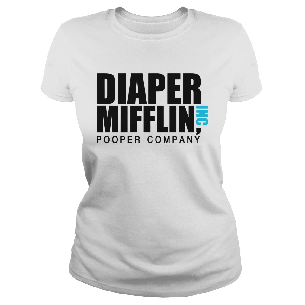Diaper Mifflin Pooper Company Classic Ladies