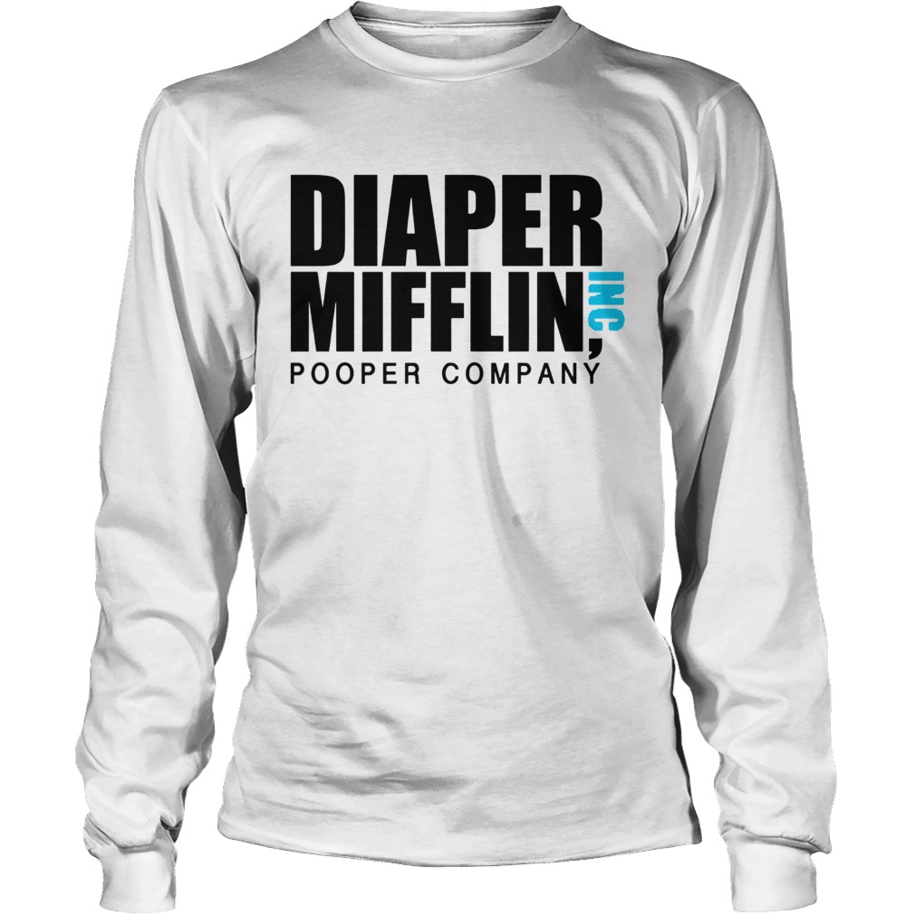 Diaper Mifflin Pooper Company Long Sleeve