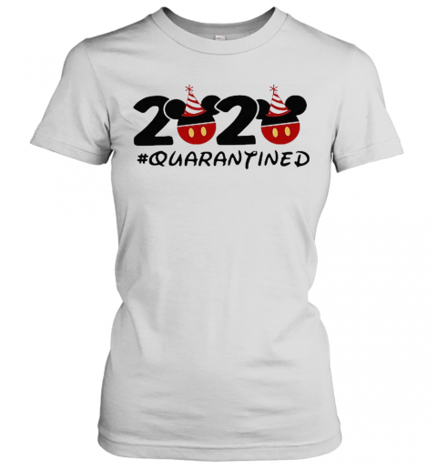 Disney Mickey Mouse 2020 #Quarantined Coronavirus T-Shirt Classic Women's T-shirt
