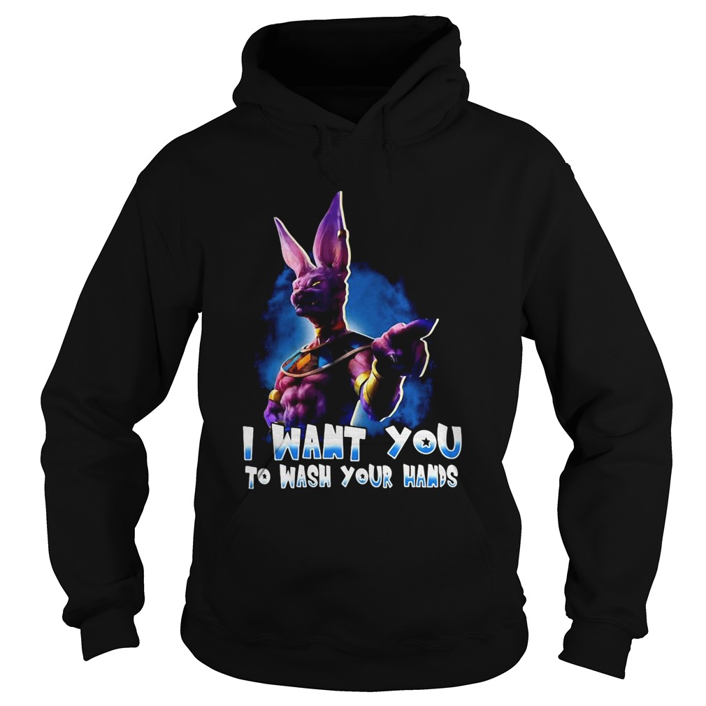 Dragon Ball Z Beerus I Want You To Wash Your Hands Hoodie