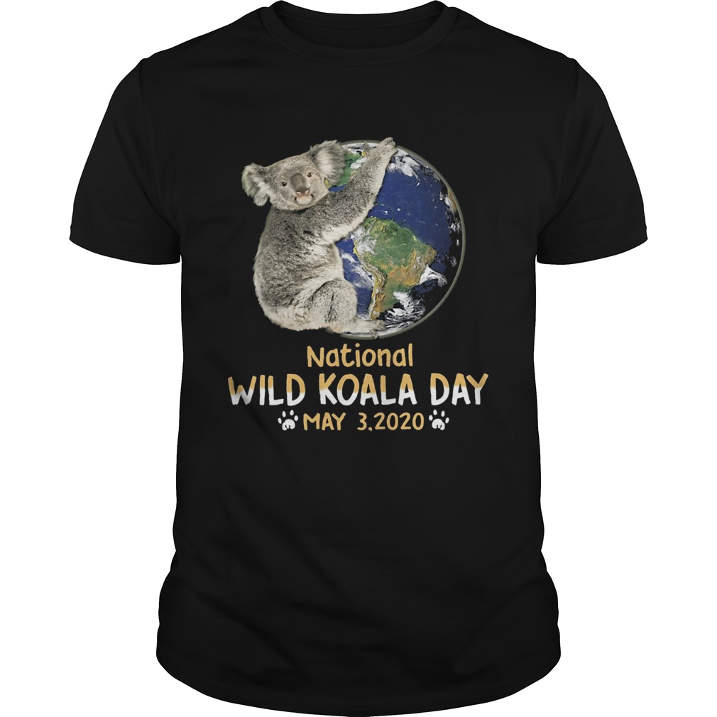 Earth national wild koala day may 3 2020 shirt