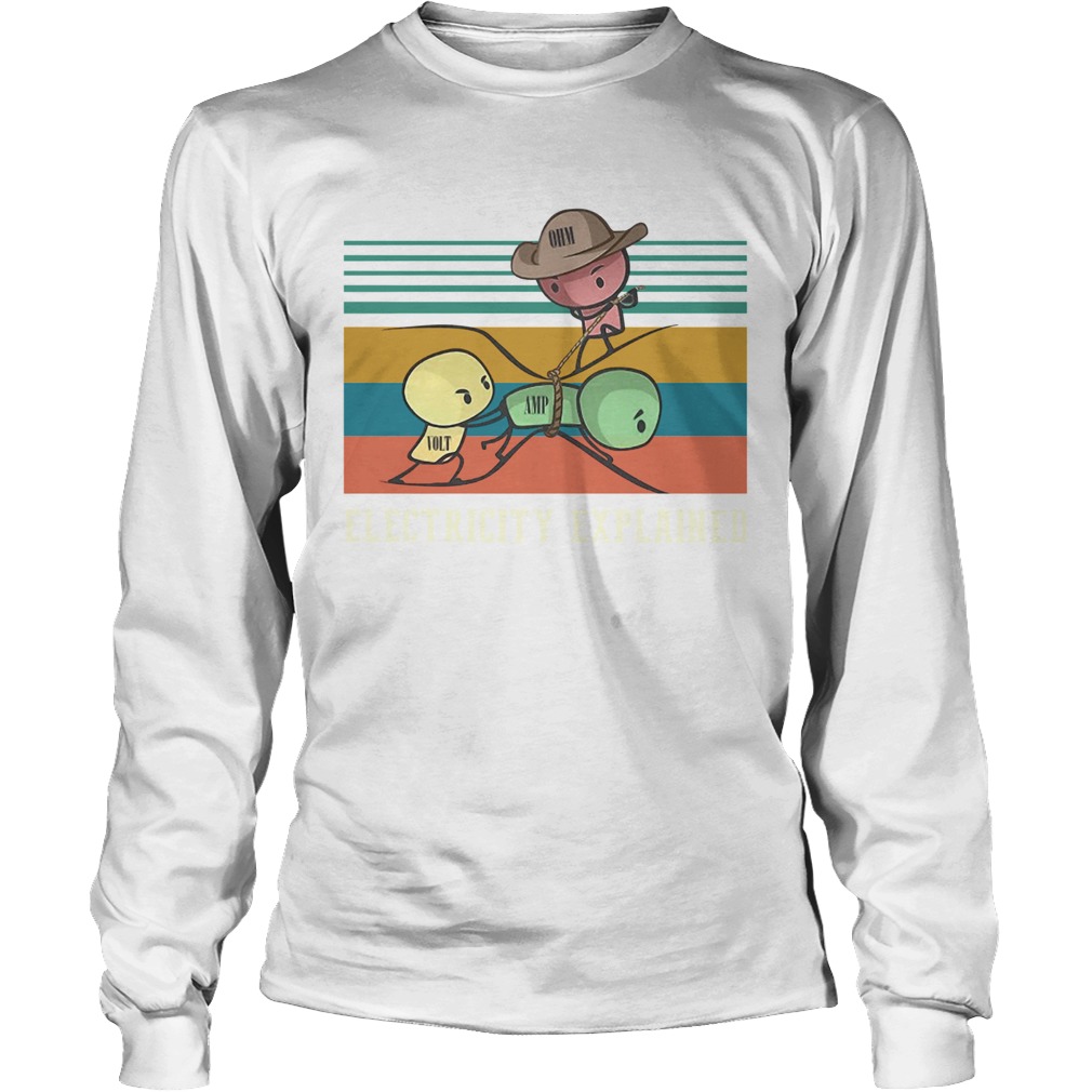 Electricity Explained Vintage Long Sleeve