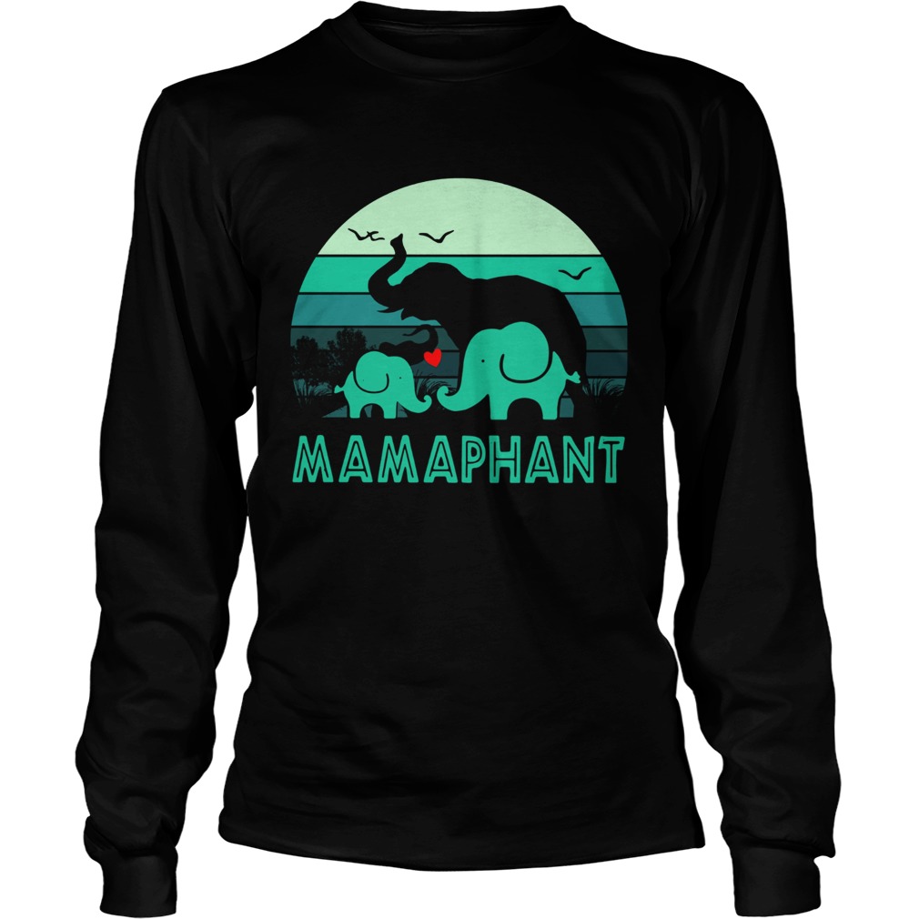 Elephant Mamaphant Vintage Long Sleeve