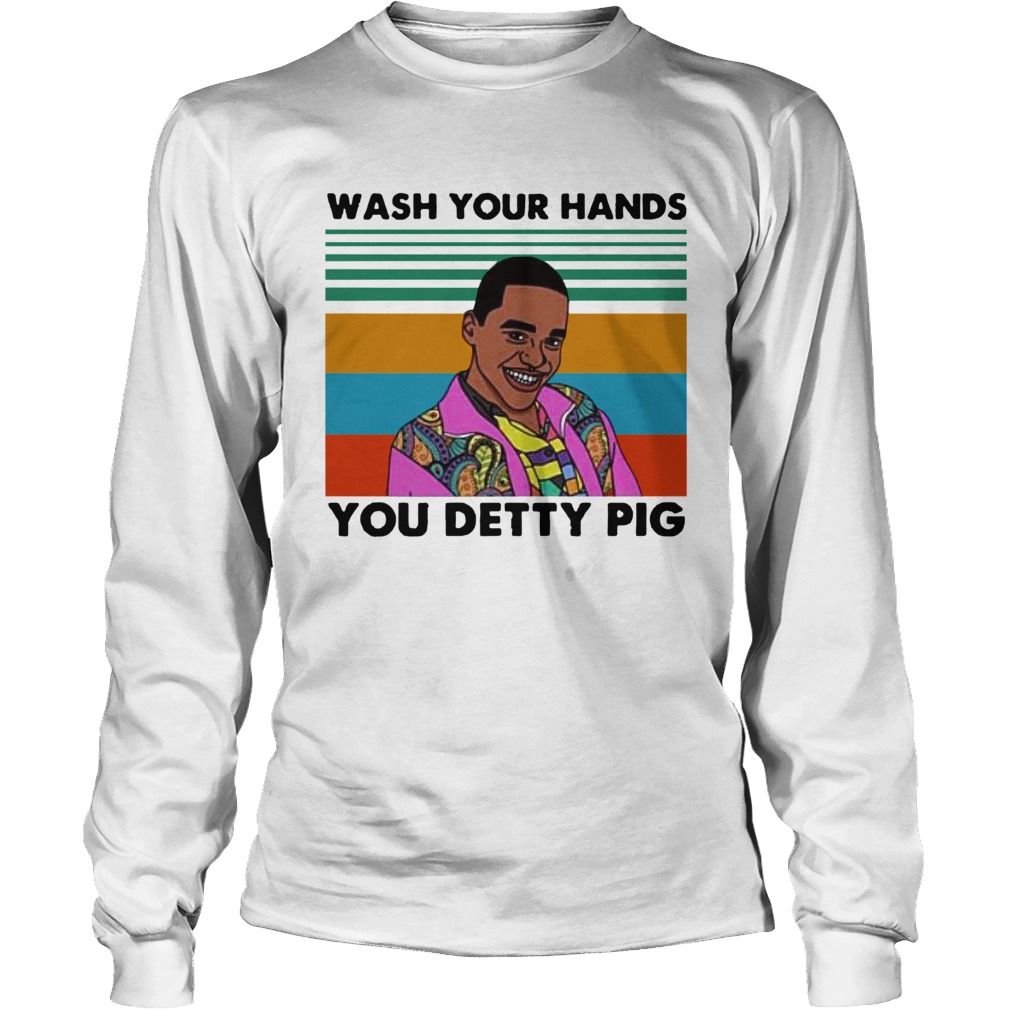 Eric Effiong Wash Your Hands You Detty Pig Vintage Long Sleeve