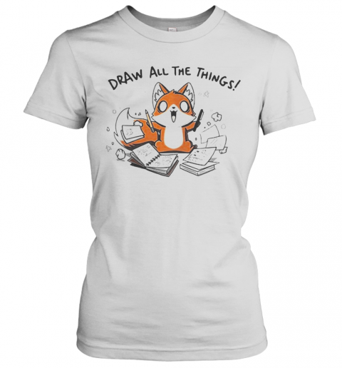 Fox Draw All The Things T-Shirt Classic Women's T-shirt