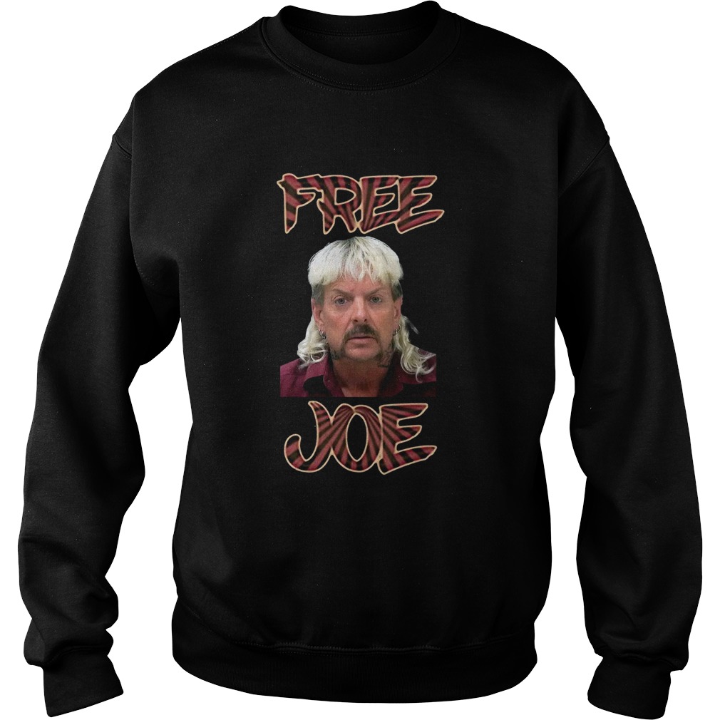 Free Joe Exotic Tiger King Pop Art Sweatshirt