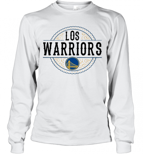 Golden State Warriors Noches Los Warriors T-Shirt Long Sleeved T-shirt 
