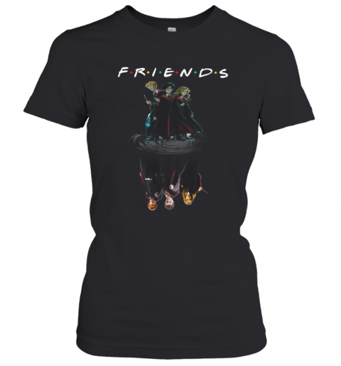 Harry Potter Friends Shadow Chibi T-Shirt Classic Women's T-shirt