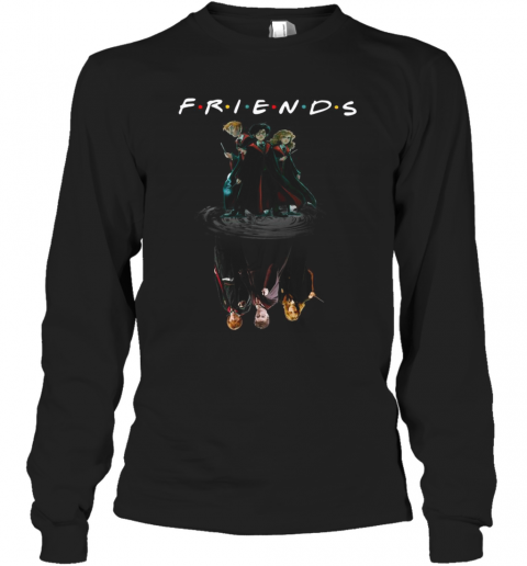 Harry Potter Friends Shadow Chibi T-Shirt Long Sleeved T-shirt 