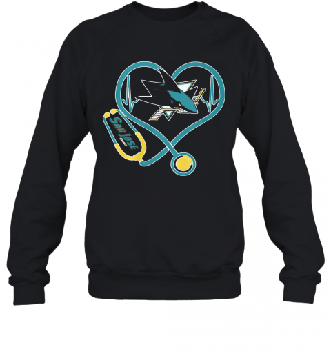 Heart Nurse San Jose Sharks T-Shirt Unisex Sweatshirt
