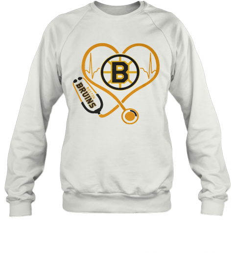 Heartbeat Nurse Love Boston Bruins T-Shirt Unisex Sweatshirt