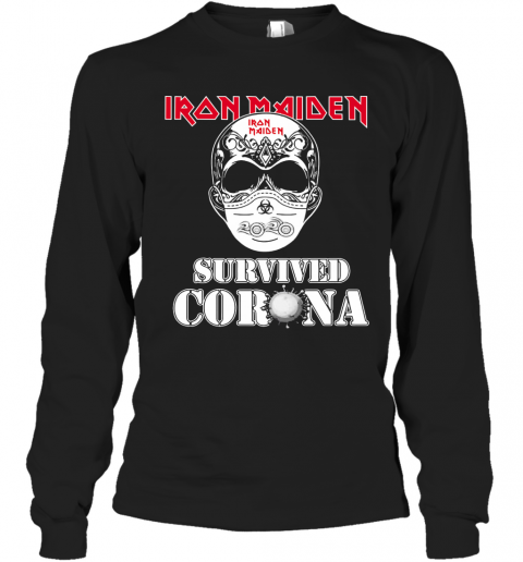 Iron Maiden 2020 Survived Corona T-Shirt Long Sleeved T-shirt 