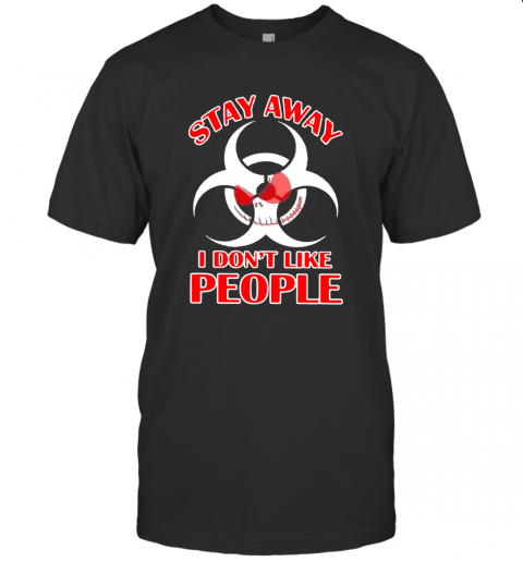 Jack Skellington Stay Away I Don'T Like People T-Shirt