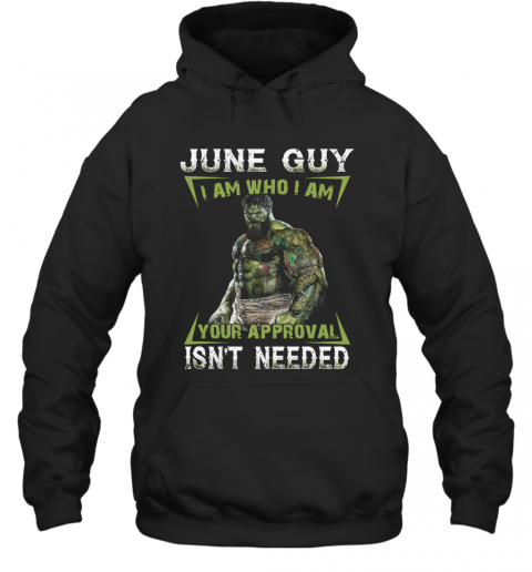 June Guy I Am Who I Am Your Approval Isn't Needed T-Shirt Unisex Hoodie