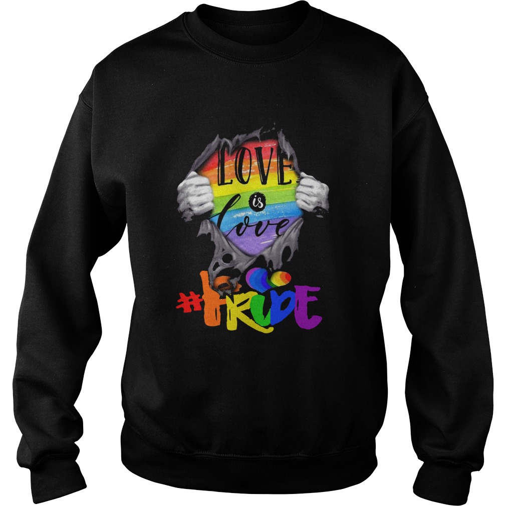 Lgbt Love Is Love Sweatshirt