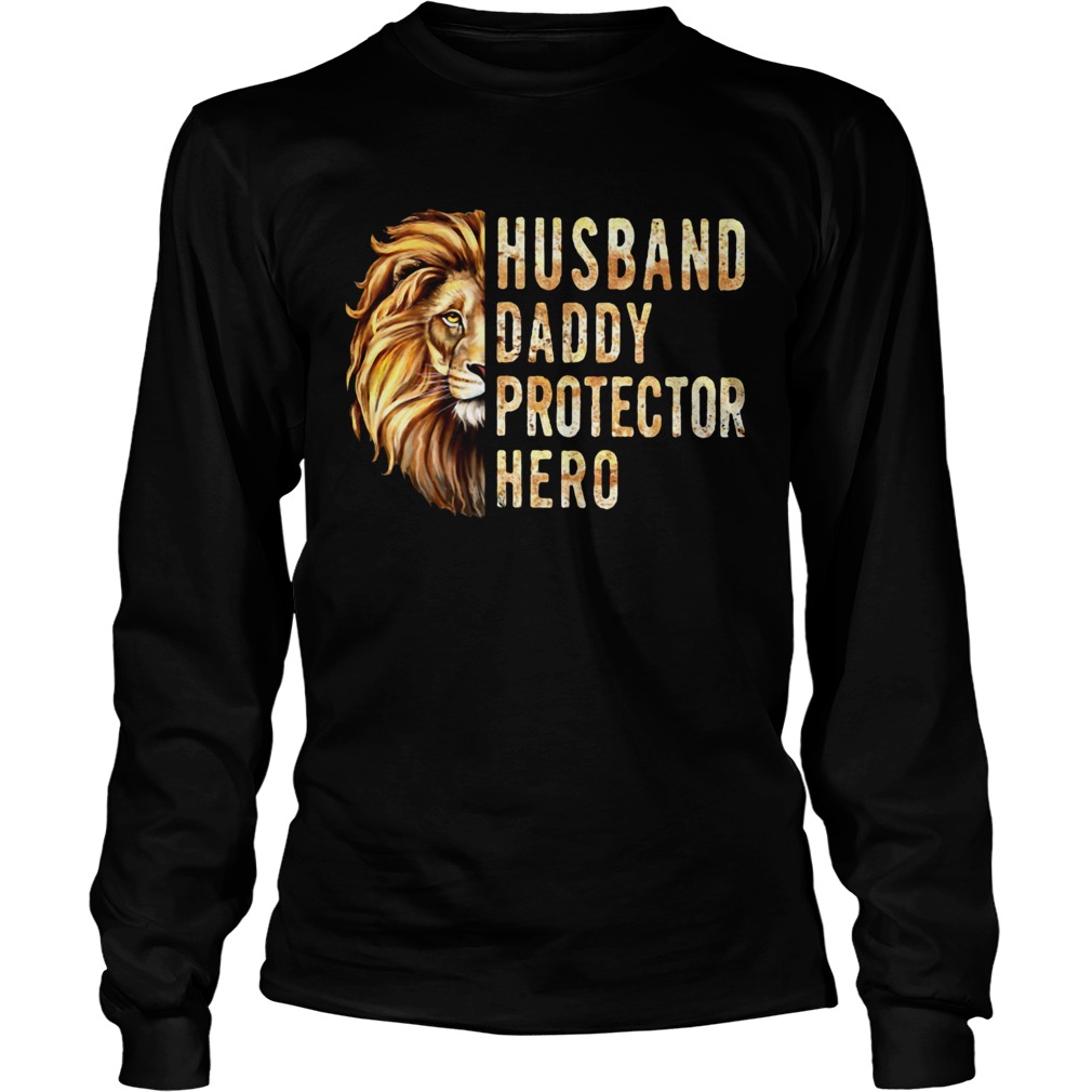 Lion Husband Daddy Protector Hero Long Sleeve