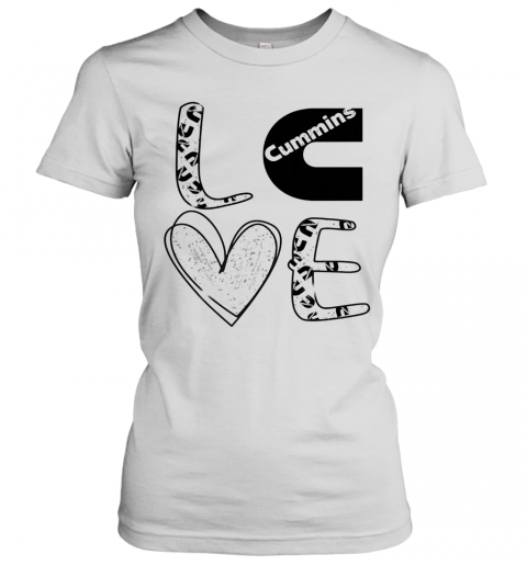 Love Cummins Heart T-Shirt Classic Women's T-shirt