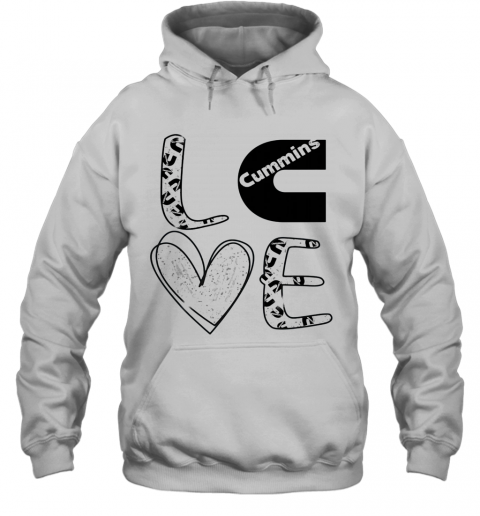 Love Cummins Heart T-Shirt Unisex Hoodie