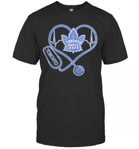 Love Heartbeat Nurse Toronto Maple Leafs T-Shirt