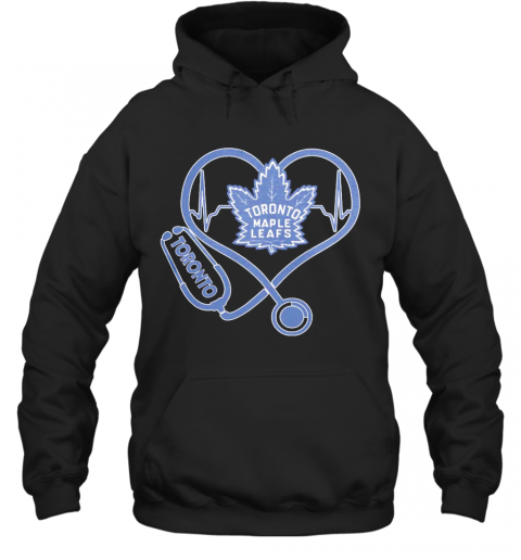 Love Heartbeat Nurse Toronto Maple Leafs T-Shirt Unisex Hoodie