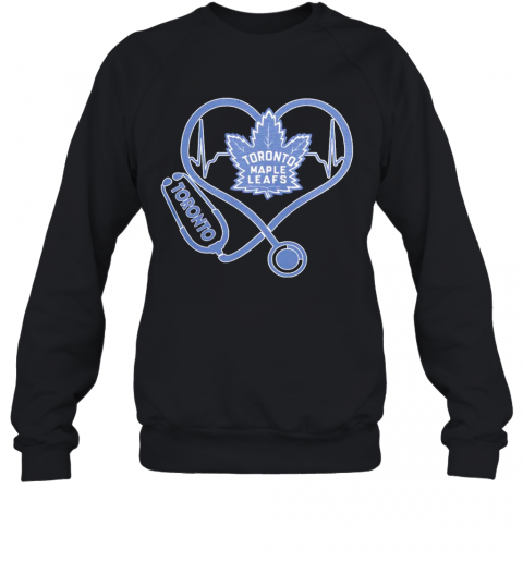 Love Heartbeat Nurse Toronto Maple Leafs T-Shirt Unisex Sweatshirt