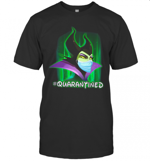 Maleficent Face Mask #Quarantined T-Shirt