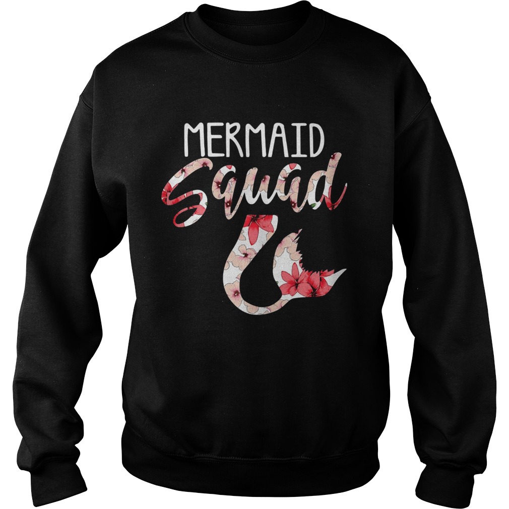 Mermaid Squad Mermaid Birthday For Girls Party Sweatshirt