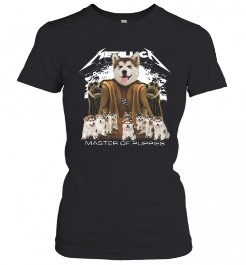 Metallic Alaskan Malamute Master Of Puppies T-Shirt Classic Women's T-shirt