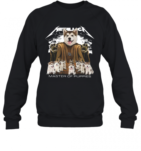 Metallic Alaskan Malamute Master Of Puppies T-Shirt Unisex Sweatshirt