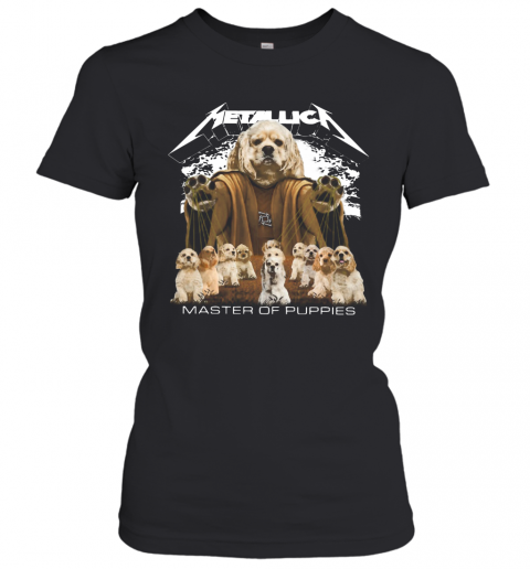 Metallic American Cocker Spaniel Master Of Puppies T-Shirt Classic Women's T-shirt