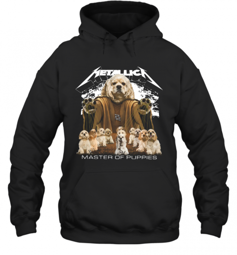 Metallic American Cocker Spaniel Master Of Puppies T-Shirt Unisex Hoodie