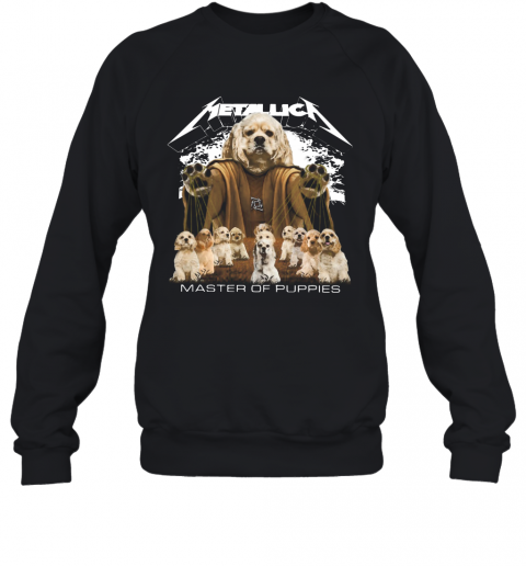 Metallic American Cocker Spaniel Master Of Puppies T-Shirt Unisex Sweatshirt