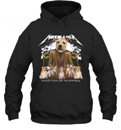 Metallic American Staffordshire Terrier Master Of Puppies T-Shirt Unisex Hoodie