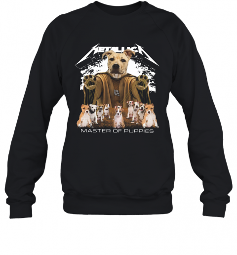 Metallic American Staffordshire Terrier Master Of Puppies T-Shirt Unisex Sweatshirt