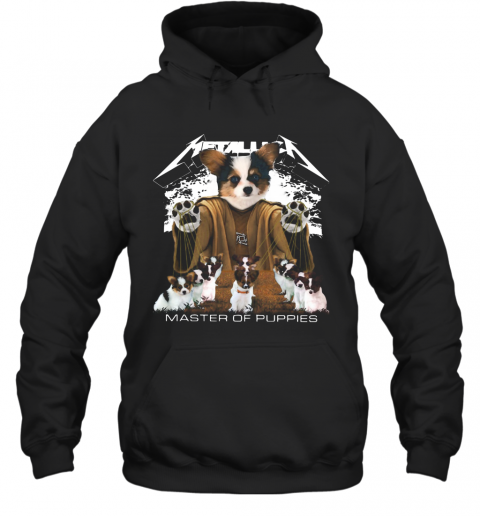 Metallic Papillon Master Of Puppies T-Shirt Unisex Hoodie