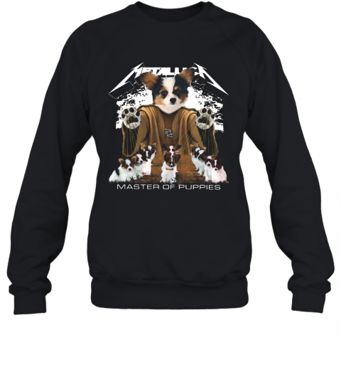 Metallic Papillon Master Of Puppies T-Shirt Unisex Sweatshirt