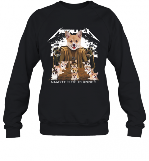 Metallic Pembroke Welsh Corgi Master Of Puppies T-Shirt Unisex Sweatshirt