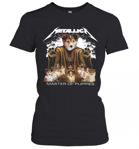 Metallic Shetland Sheepdog Master Of Puppies T-Shirt Classic Women's T-shirt