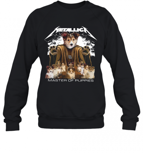 Metallic Shetland Sheepdog Master Of Puppies T-Shirt Unisex Sweatshirt