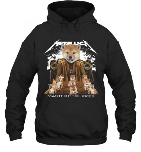 Metallic Shiba Inu Master Of Puppies T-Shirt Unisex Hoodie