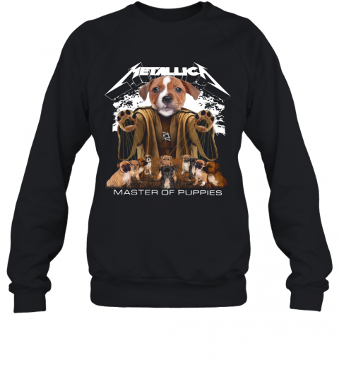 Metallic Staffordshire Bull Terrier Master Of Puppies T-Shirt Unisex Sweatshirt